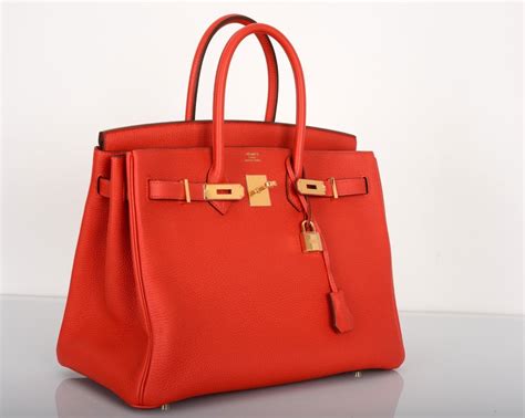 hermes birkin bag red|Hermes 35cm Birkin Bag.